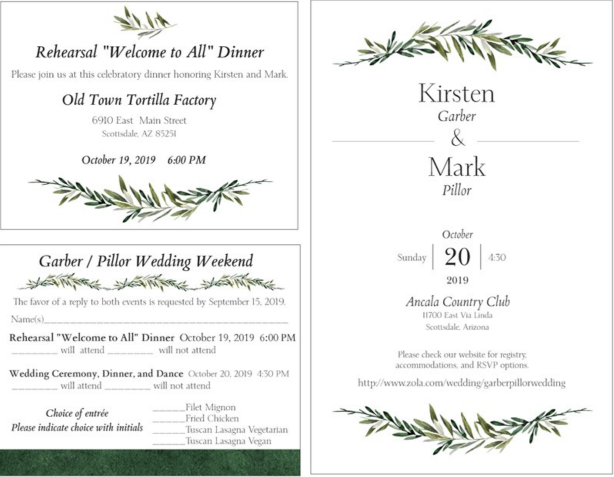 The Wedding Website of Kirsten Garber and Mark Pillor