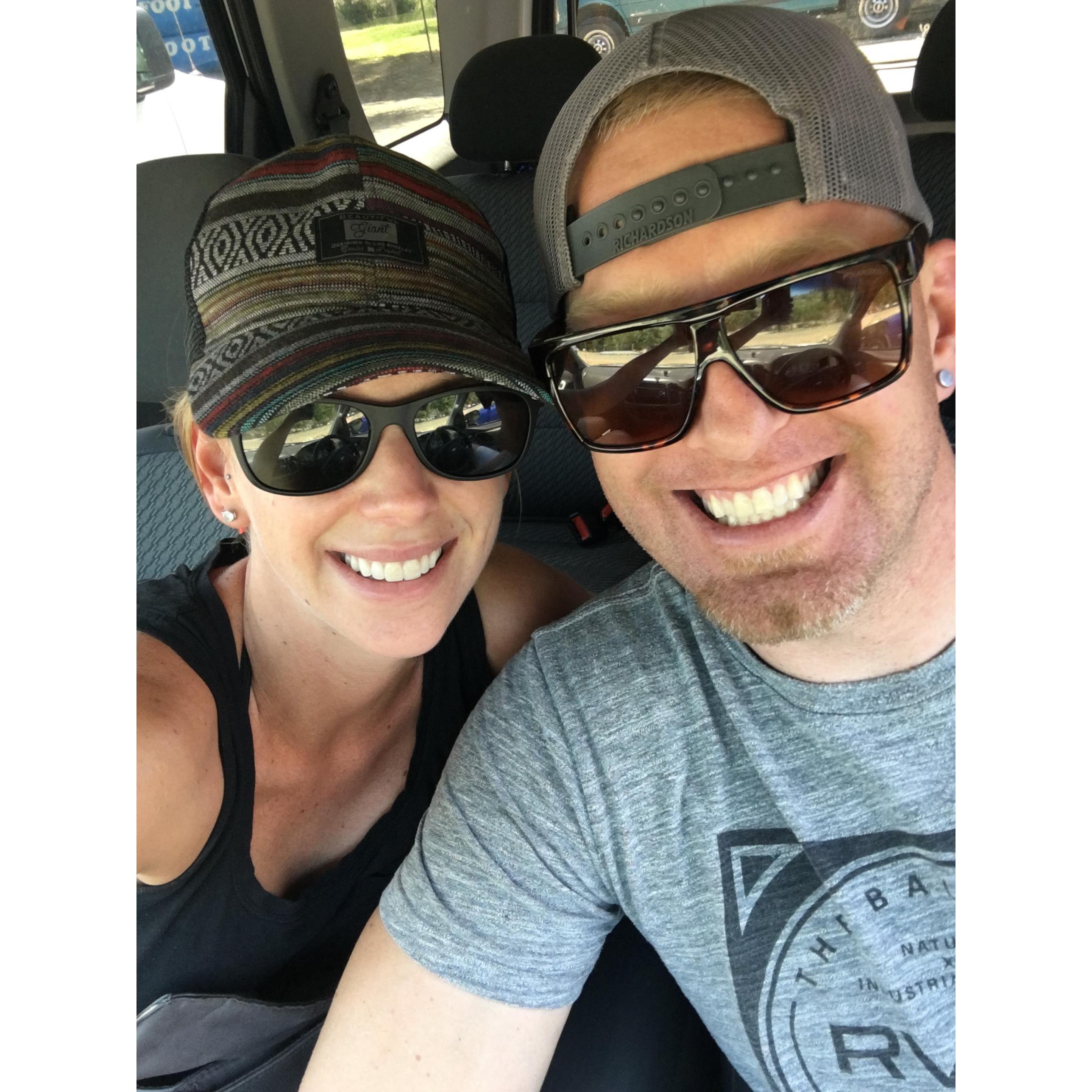 First family camping trip and white water rafting together!