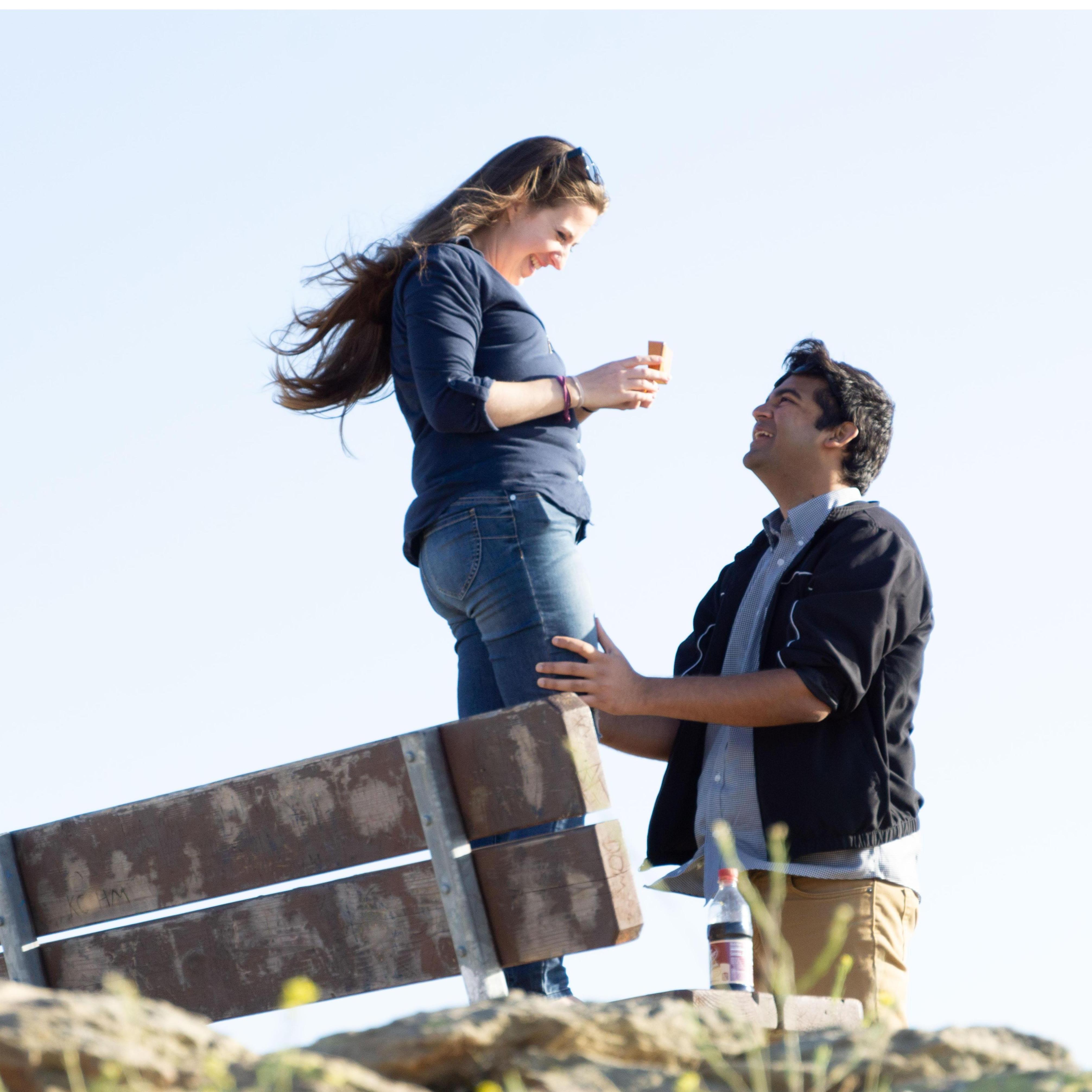 The moment he proposed