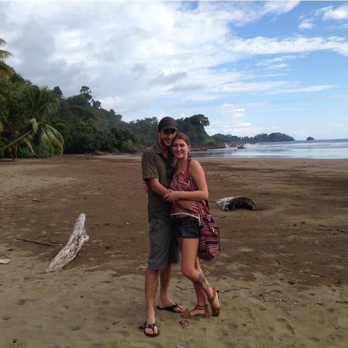 Costa Rica Christmas - Our private beach in Dominical