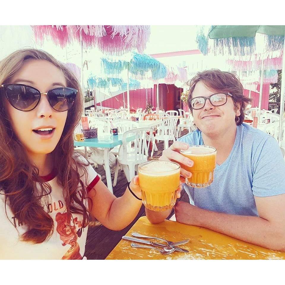 Breakfast at our favorite brunch place in Ocean City.