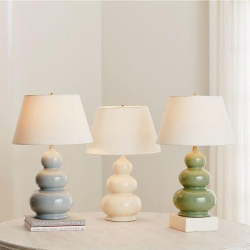 Suzanne Kasler Triple Gourd Lamp