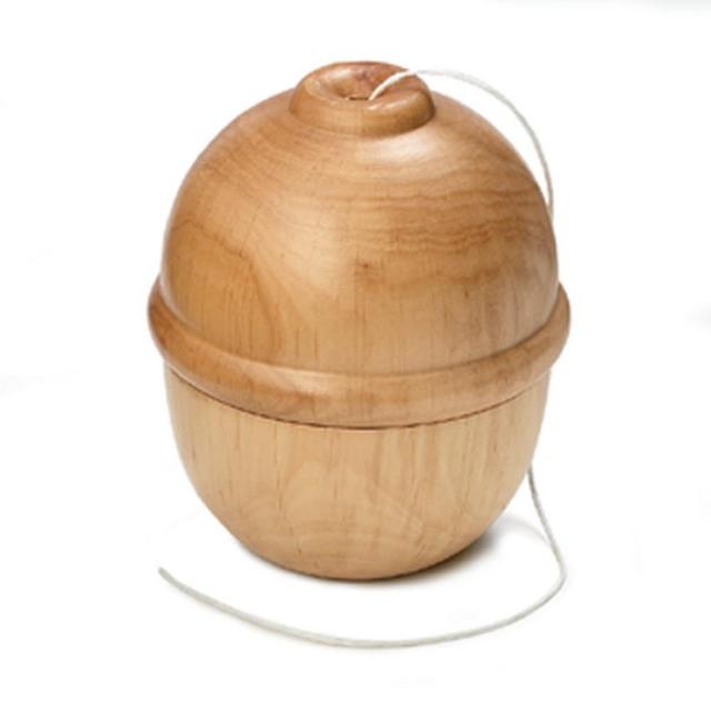 Acorn Twine Holder, Beechwood