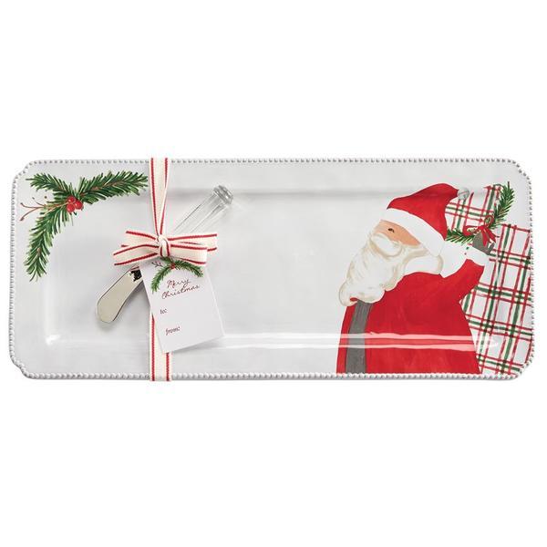 Tartan Hostess Santa Platter