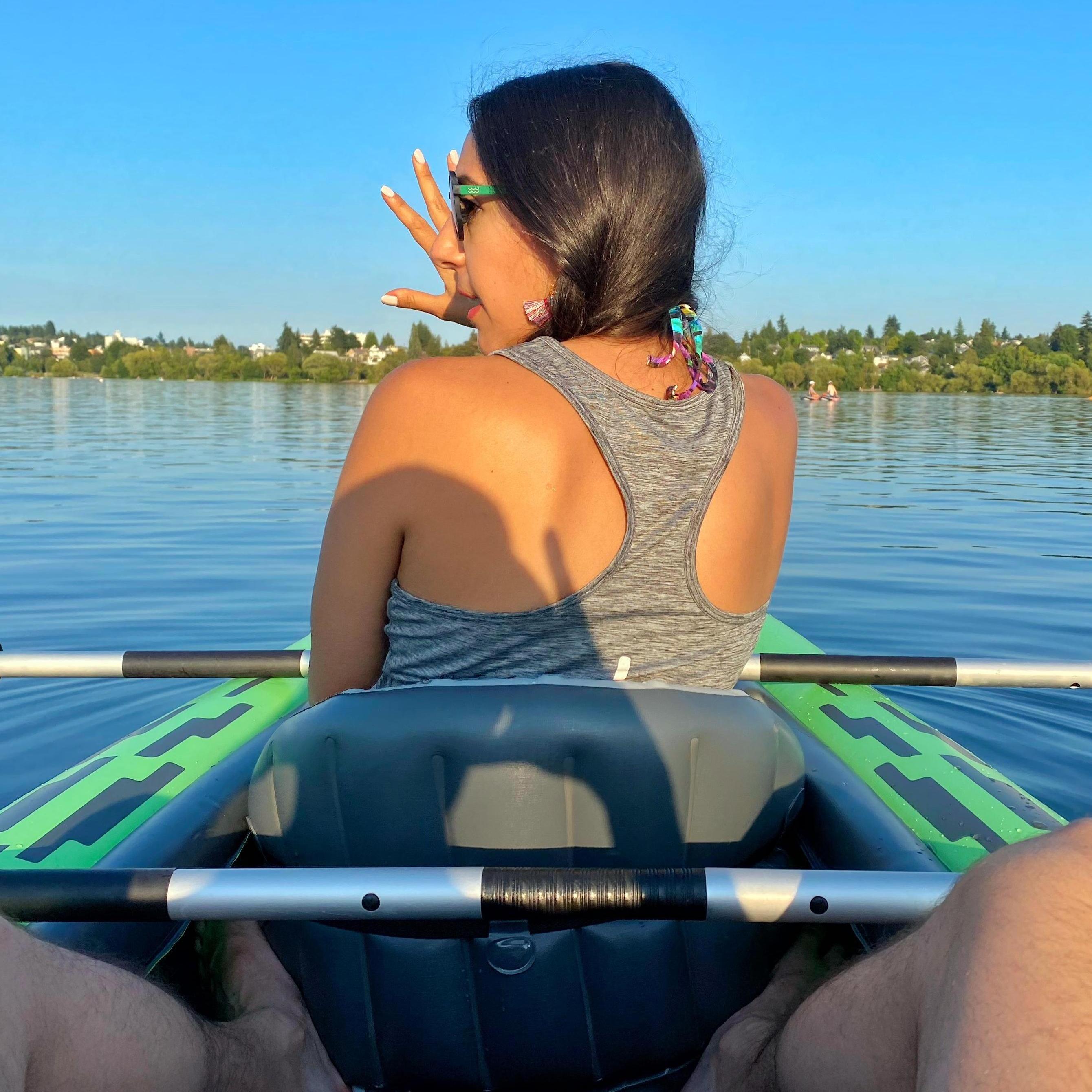 Kayaking in Green Lake!