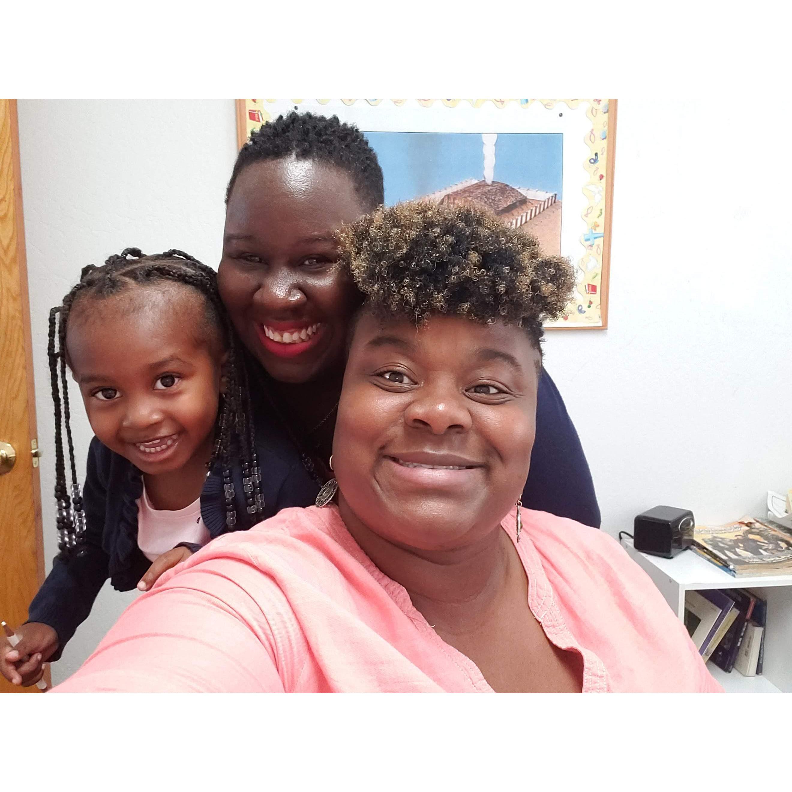 Hanging out with the little ones at church events