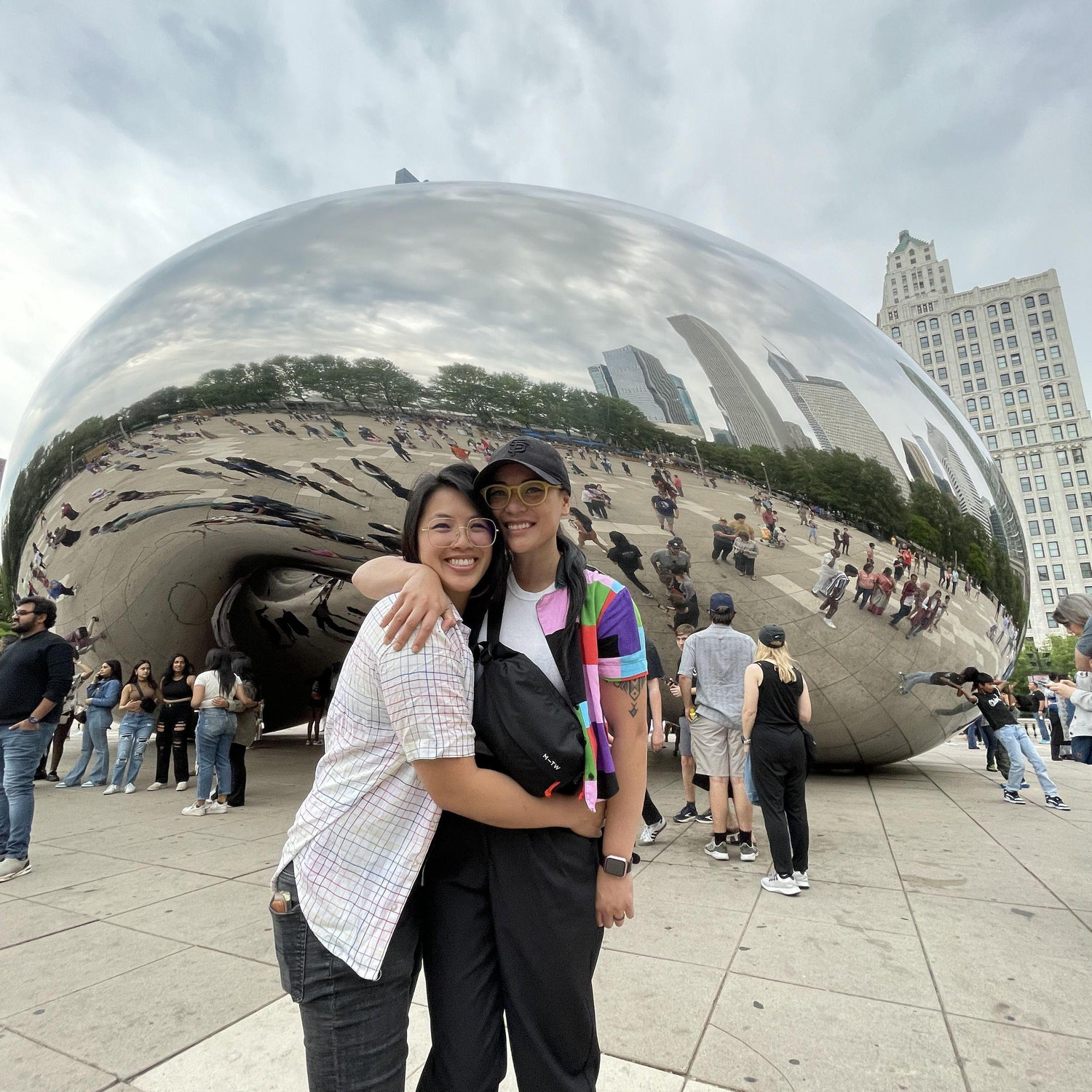 We made it to the bean before they closed down for construction. C had a big conference this month and we did not hesitate to make the most of it.