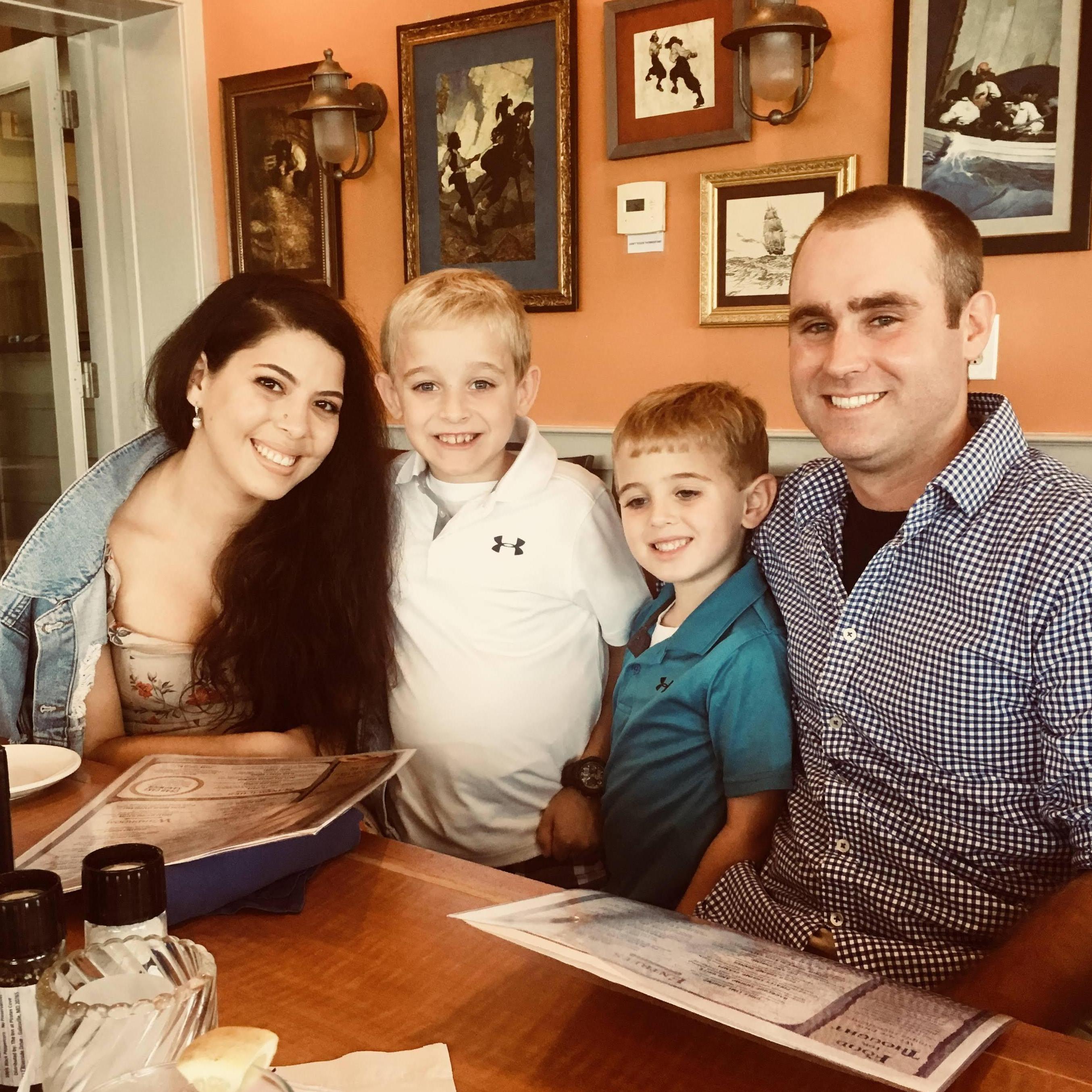 Spending time with our two adorable nephews!