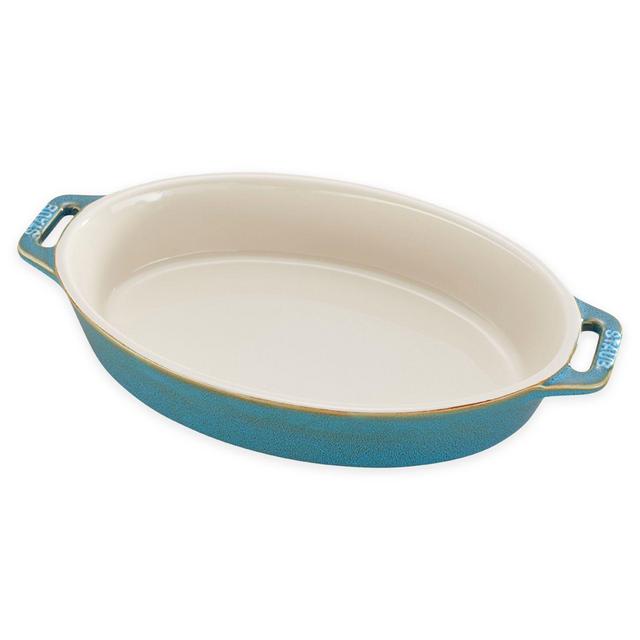 Staub® 9-Inch Oval Baking Dish in Turquoise