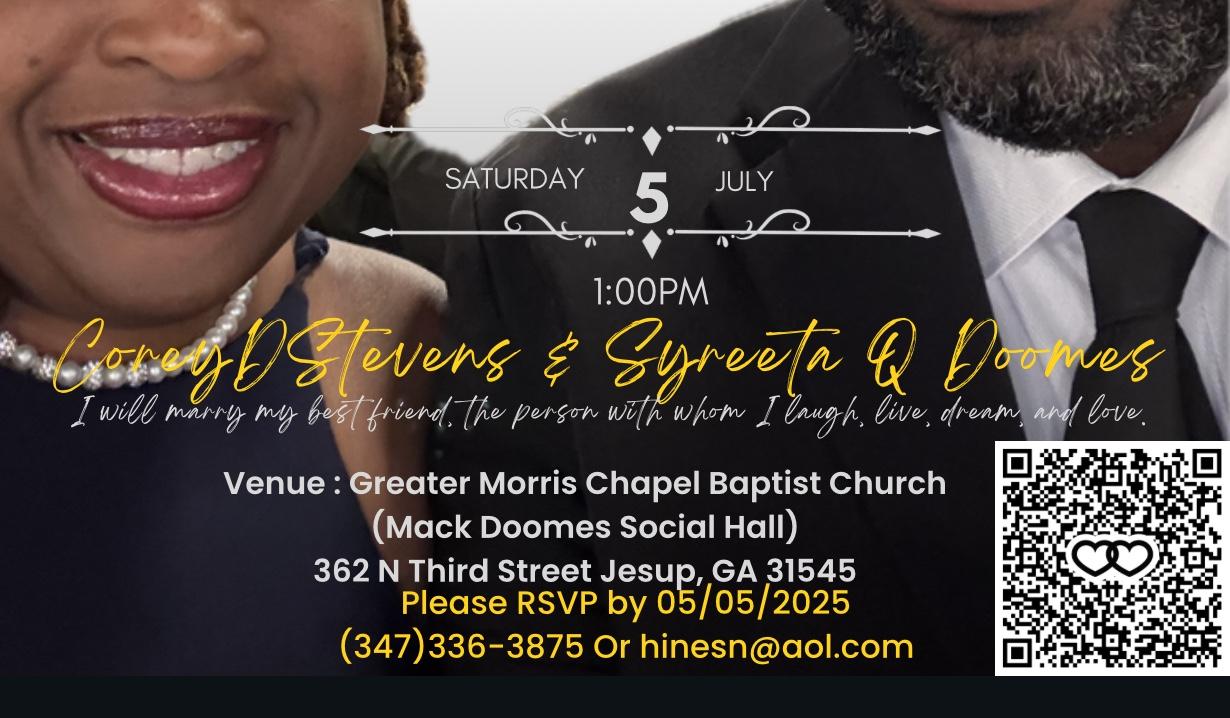 The Wedding Website of Syreeta Doomes and Corey Stevens