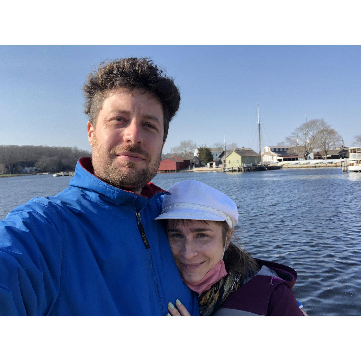 At the Seaport Museum in Mystic, CT (April 2021)