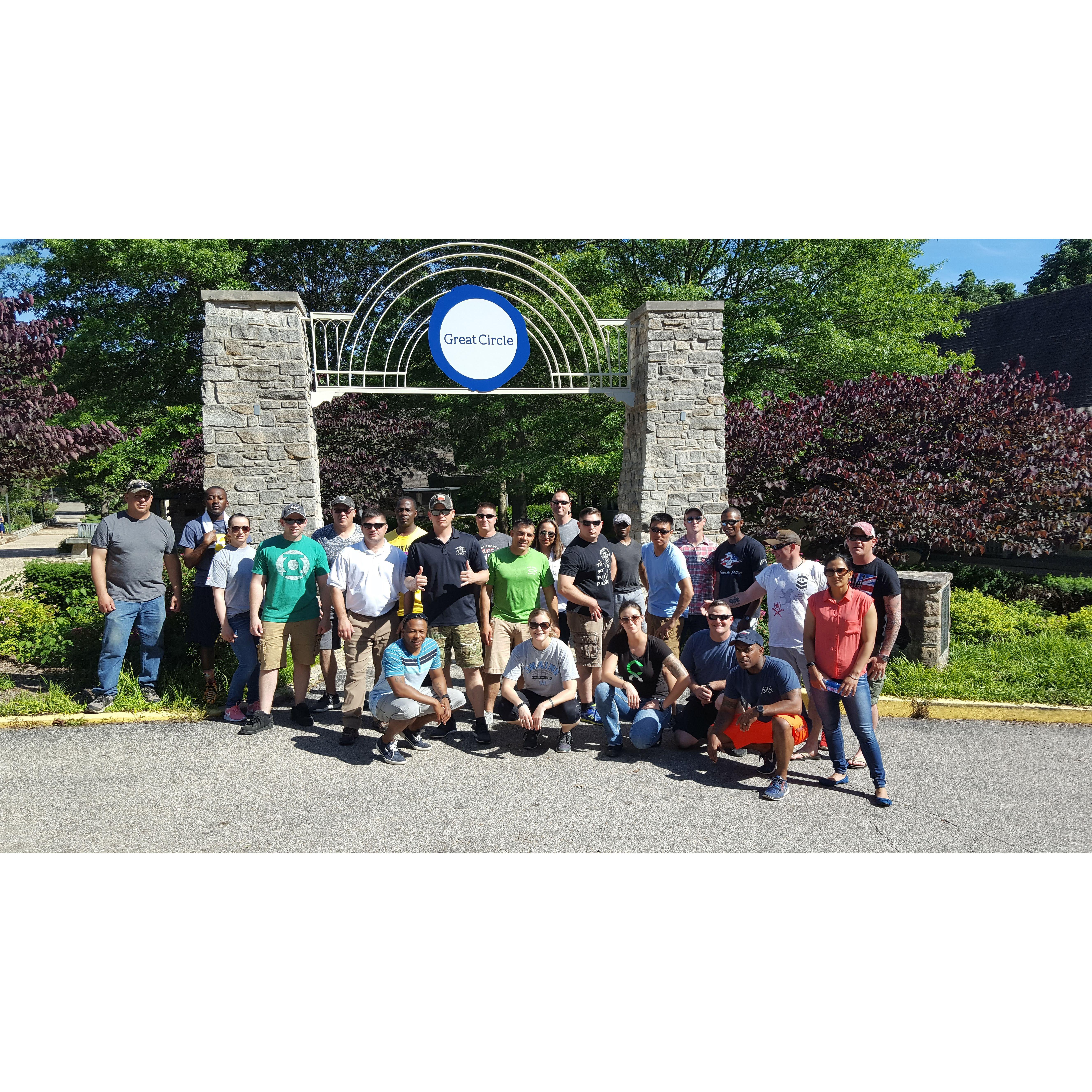 Our class community project day in Missouri, 2017. 