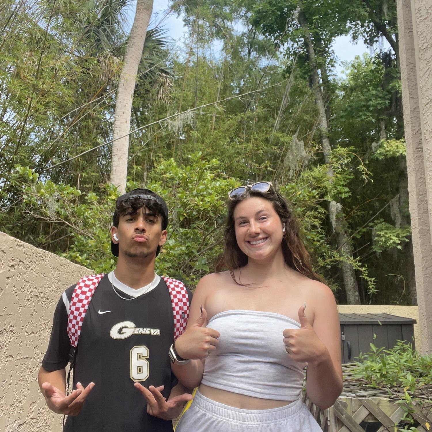 This was before we went on a 20 minute bike ride so we could great on some duck donuts 🍩😂