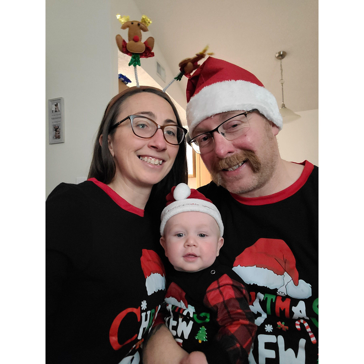 First Christmas as a family of three!