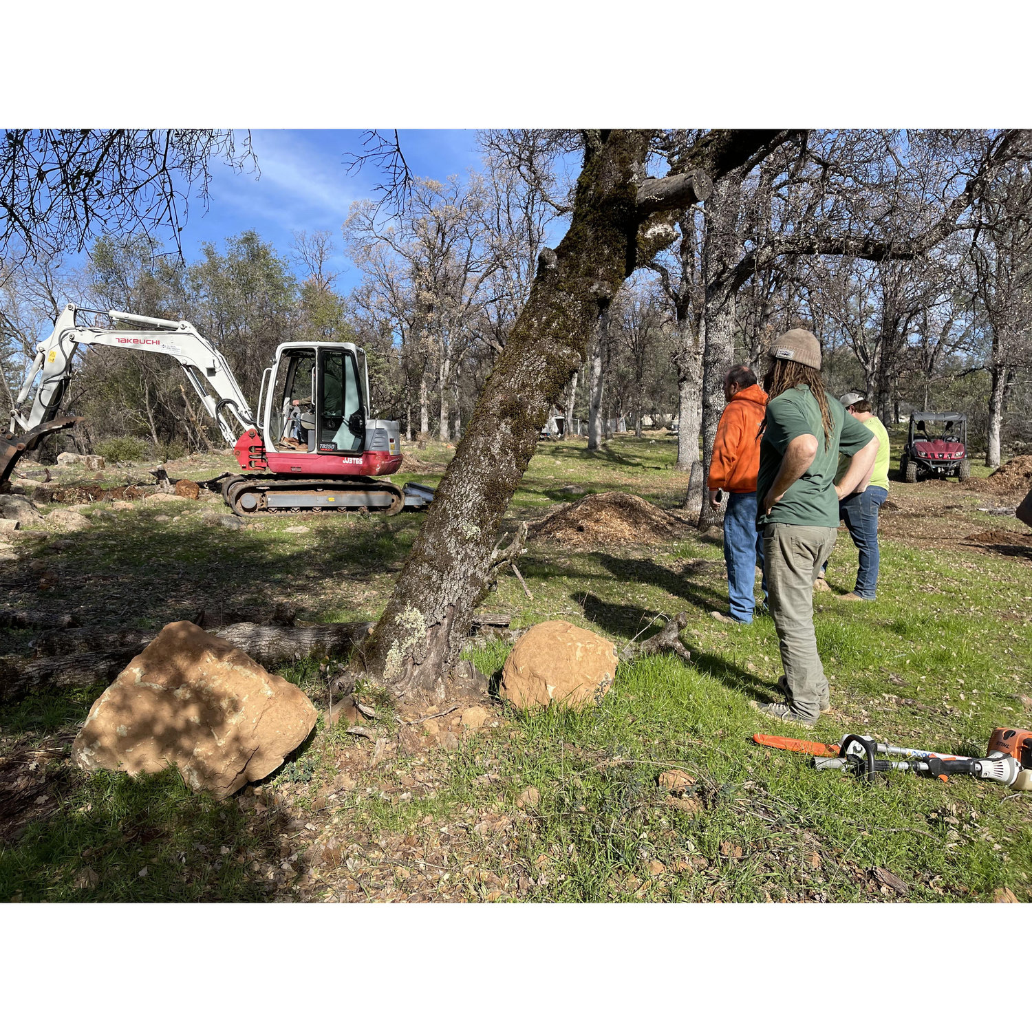 Breaking ground on our new home! Grass Valley, 2022