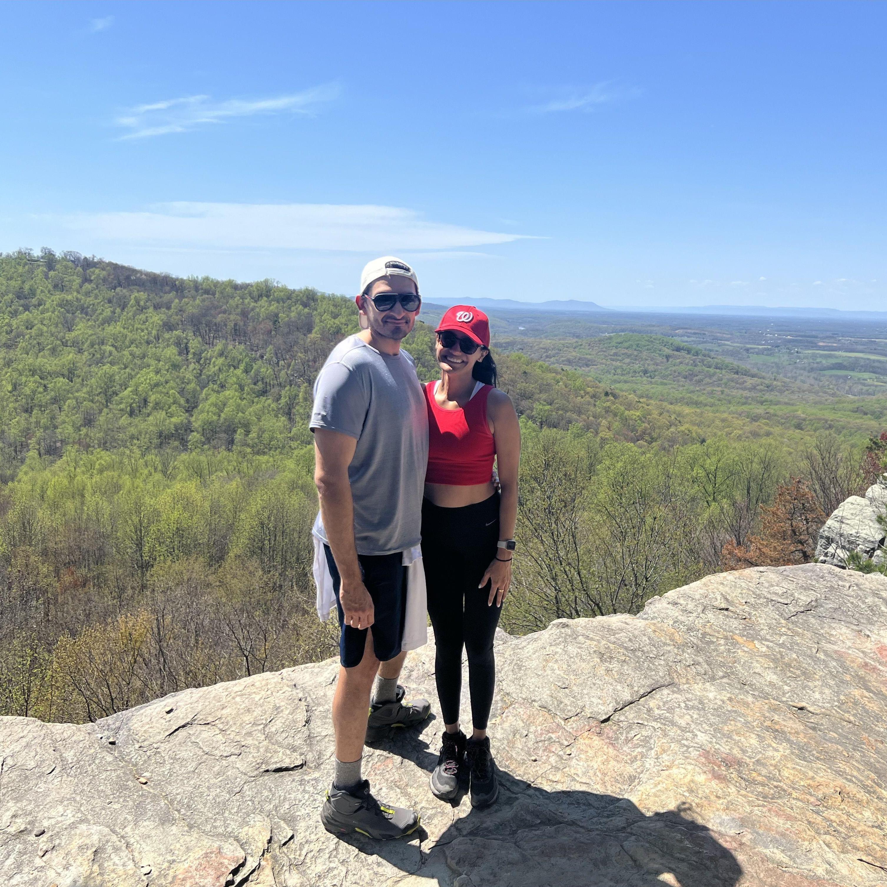 Hiking in Bluemont