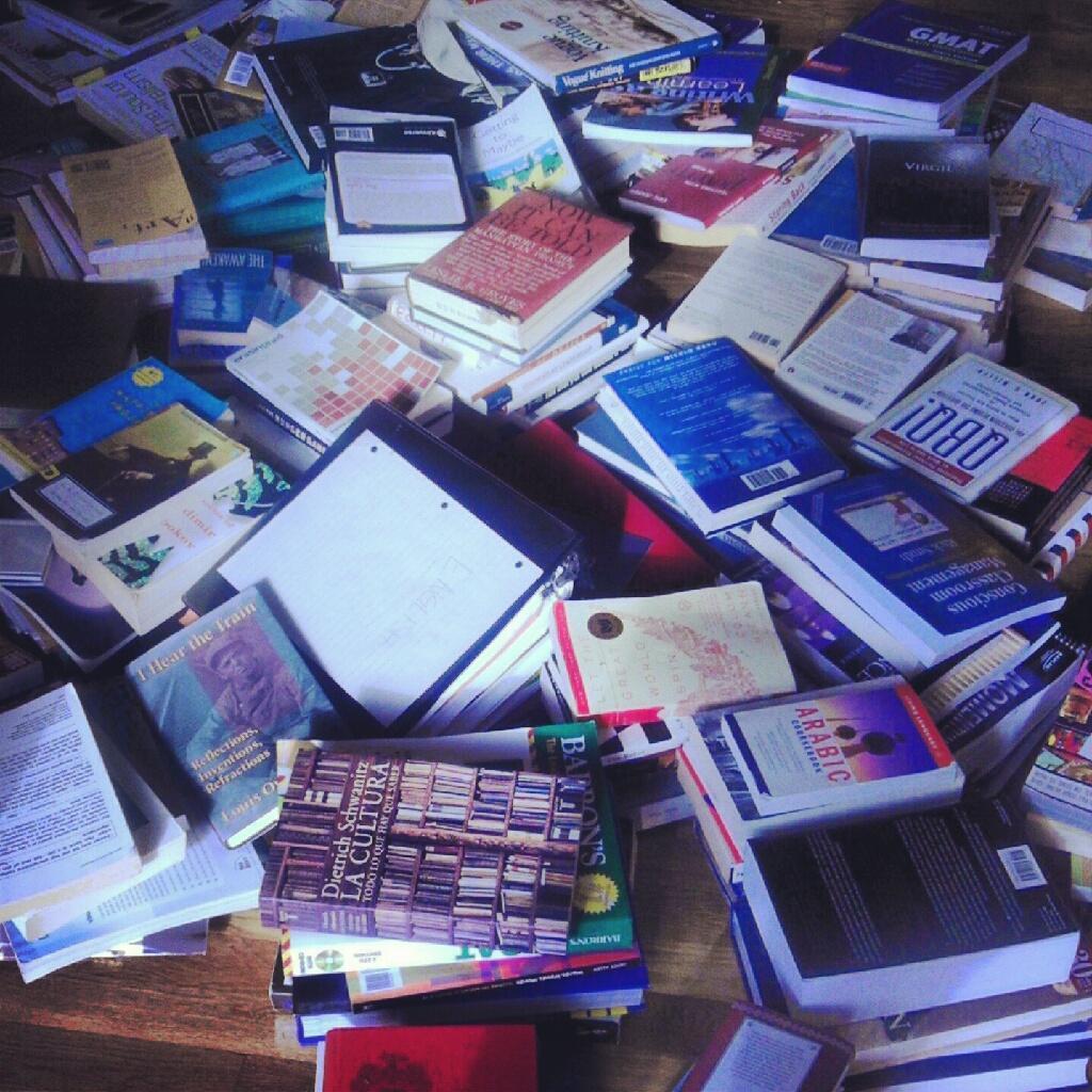 The most fun part of moving in together was merging our bookshelves <3