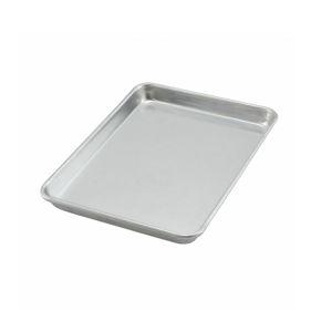 Winco ALXP-1013 9.5 x 13" 20-Gauge Fourth Size Aluminum Bun Pan