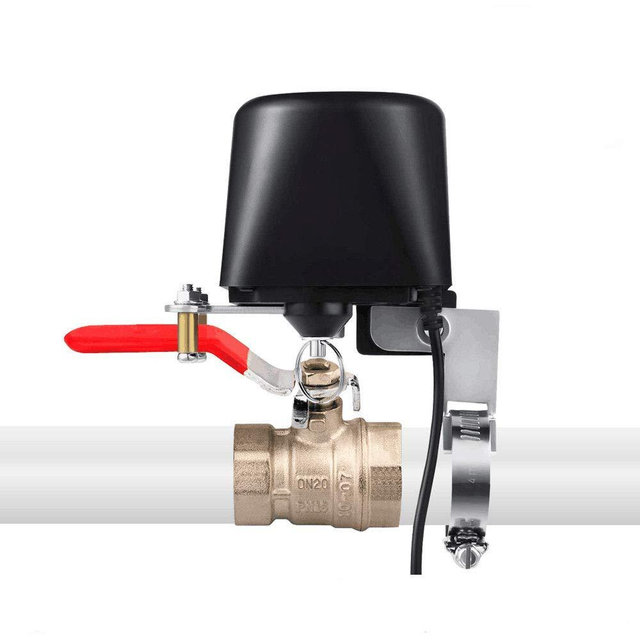 Motorized Smart Valve Actuator (Valve Sold Separately) WiFi & Bluetooth Electric Water Shutoff Controller Robot Automatically, Tuya Smart & Smart Life App Control, Work with Alexa, No Hub Required