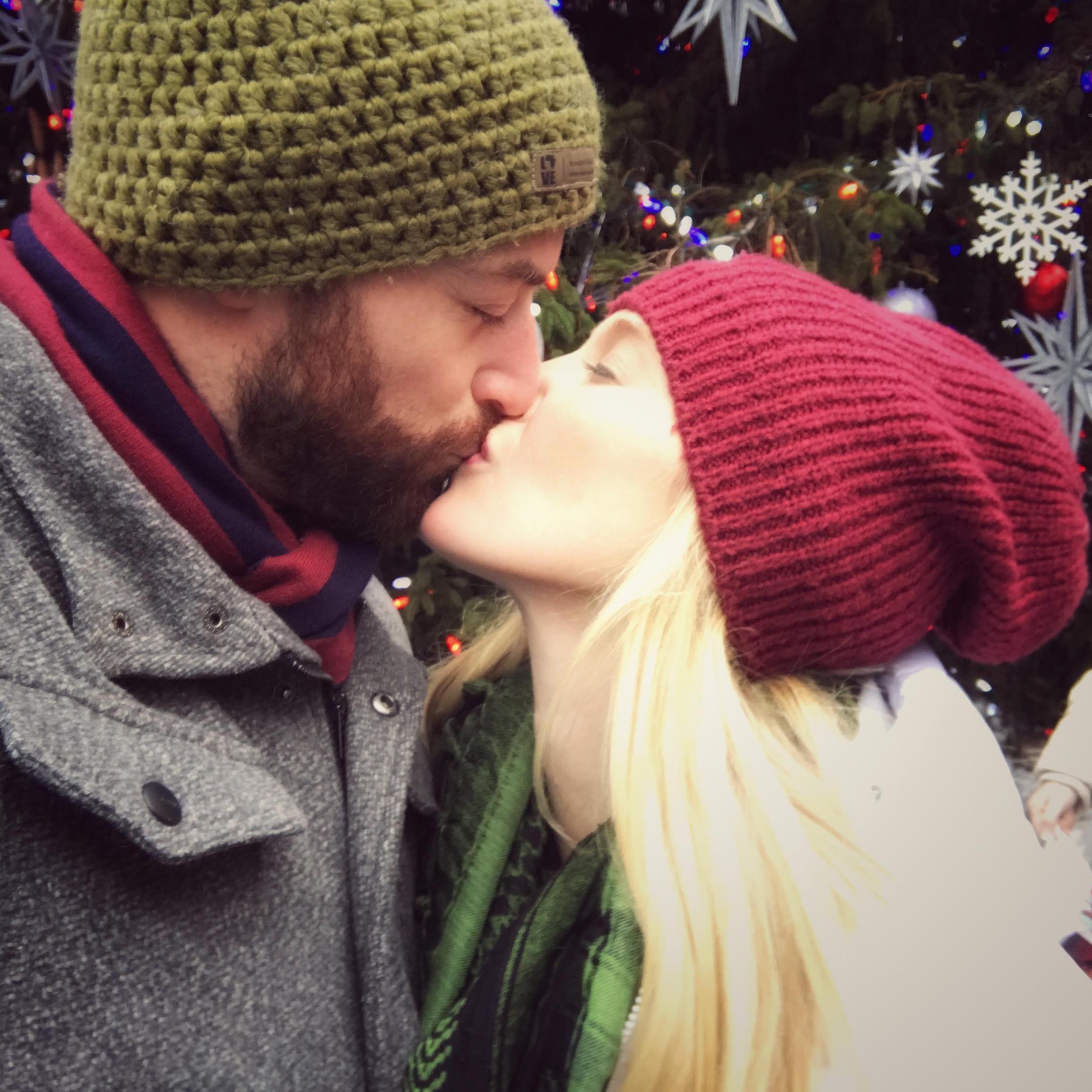 First Christmas together on a trip to NYC.