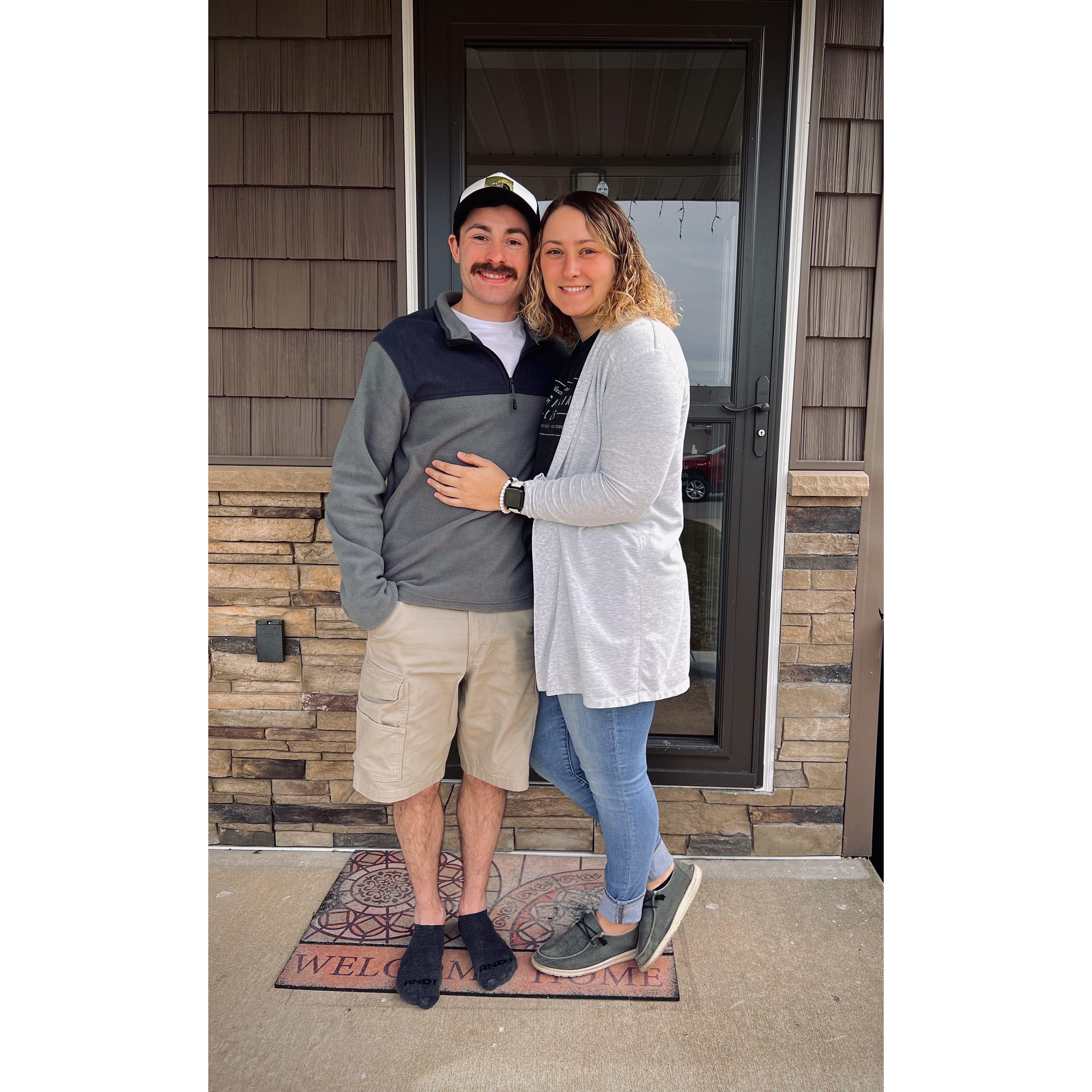 Our first Easter together (April 2022)