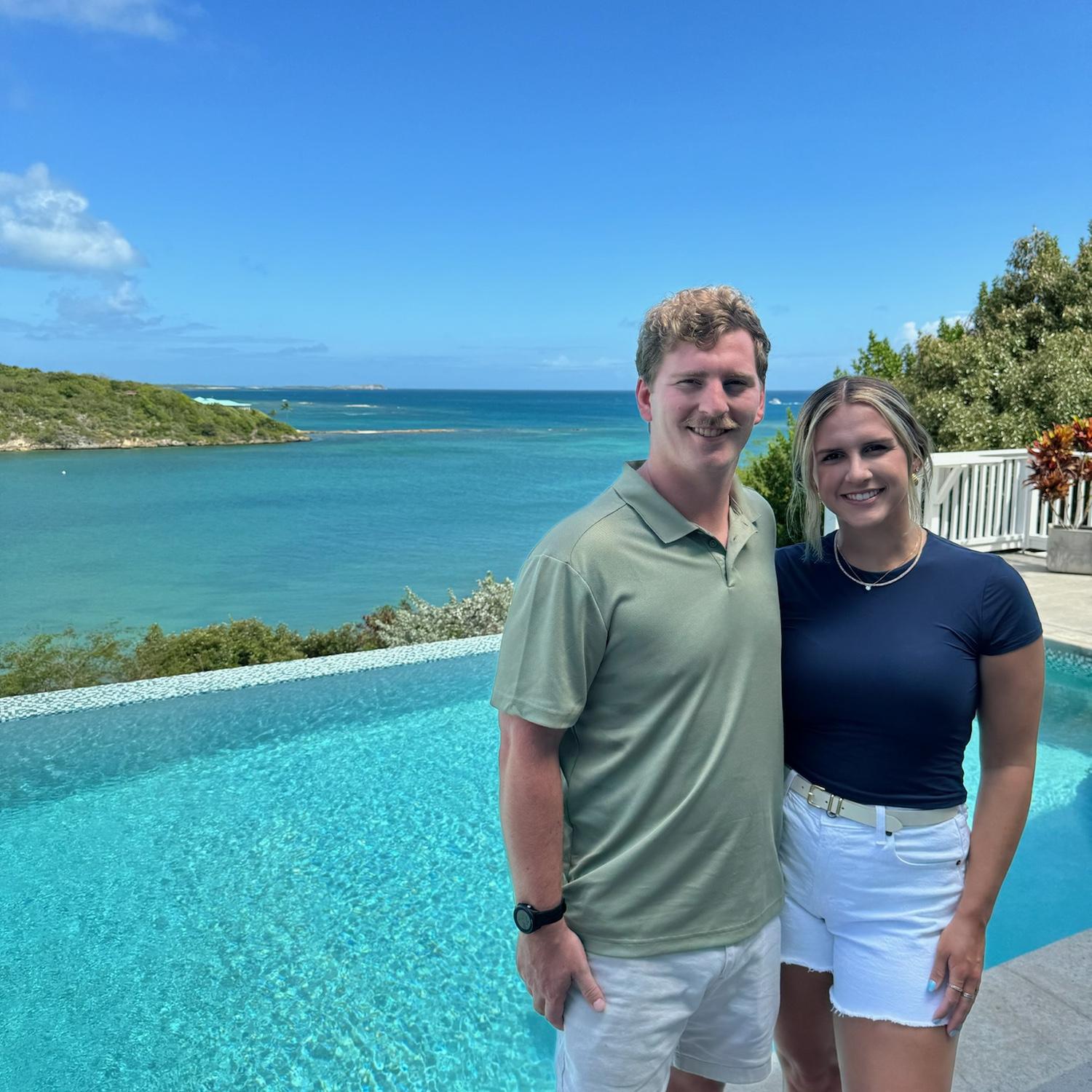 View from our rental in Antigua!