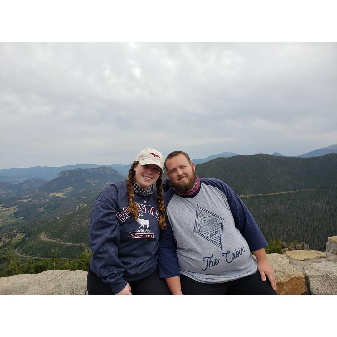Katie and John at Rocky Mountain National Park!
