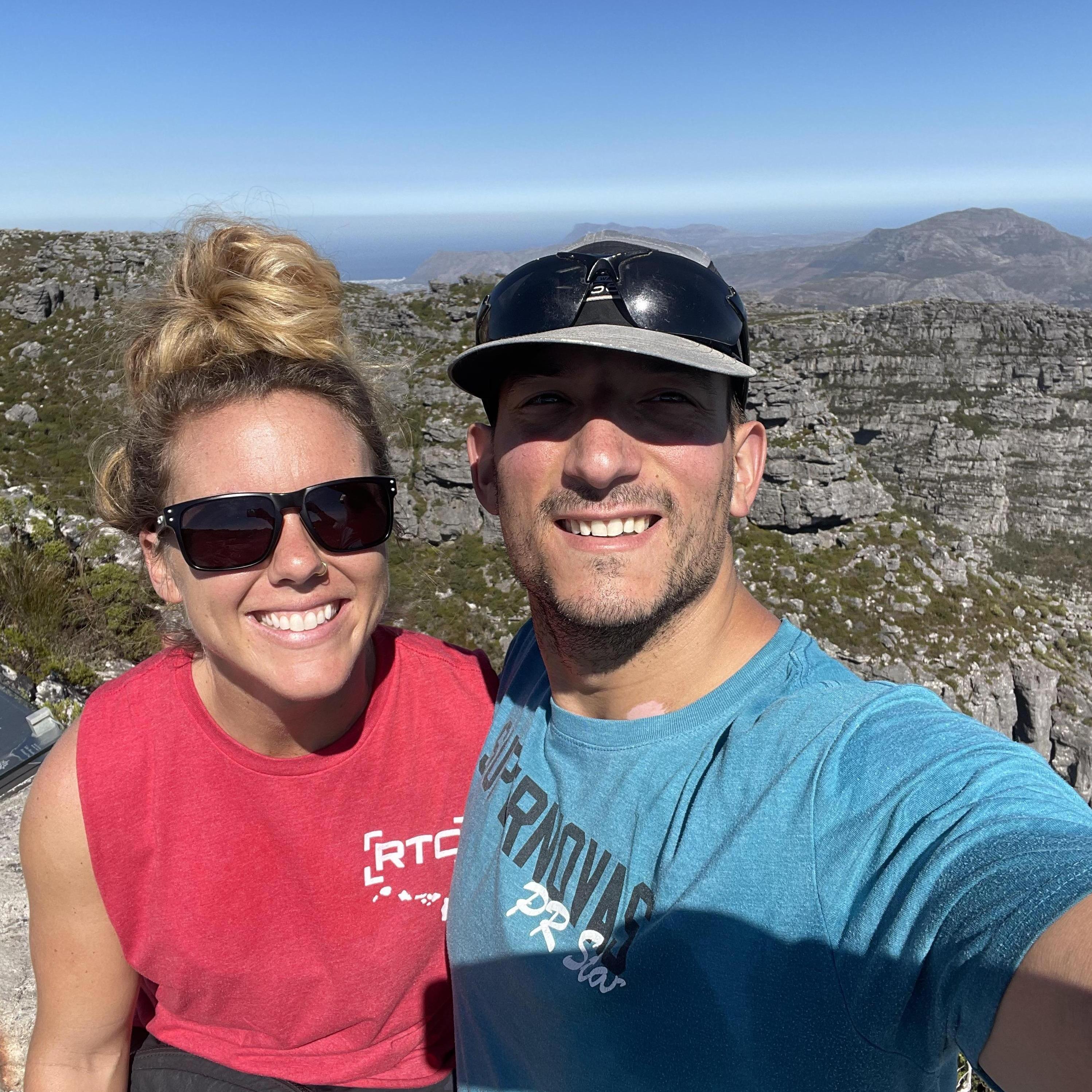 At the top of Table Mountain, what a hike!
@ Cape Town, South Africa
