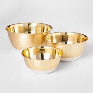 Mixing Bowl (Set of 3) Gold - Threshold™
