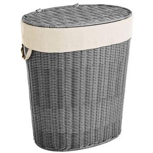 Collin Gray Wicker Laundry Hamper