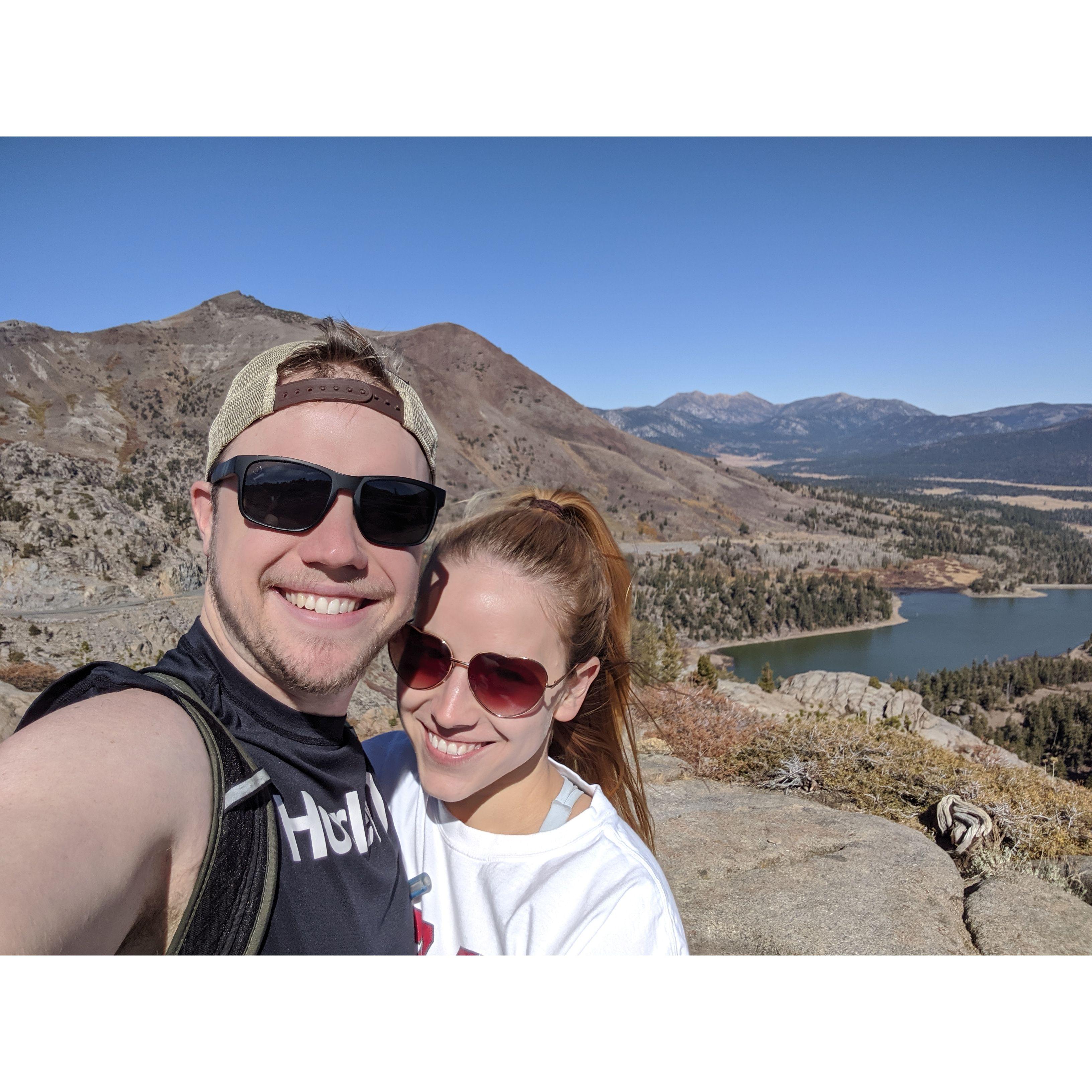 Hiking in Kirkwood, CA.