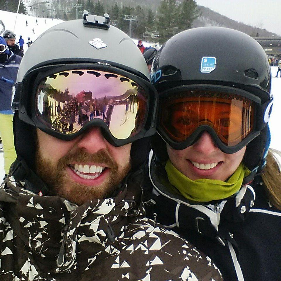 First time shredding the POW together (February 2015)