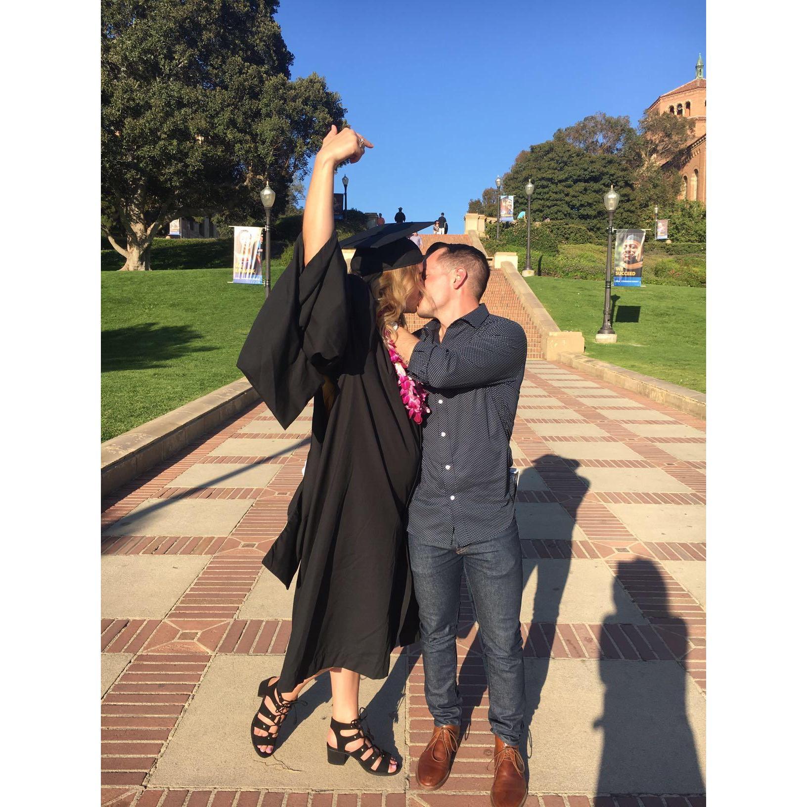 Sabrina gets her Master's Degree!