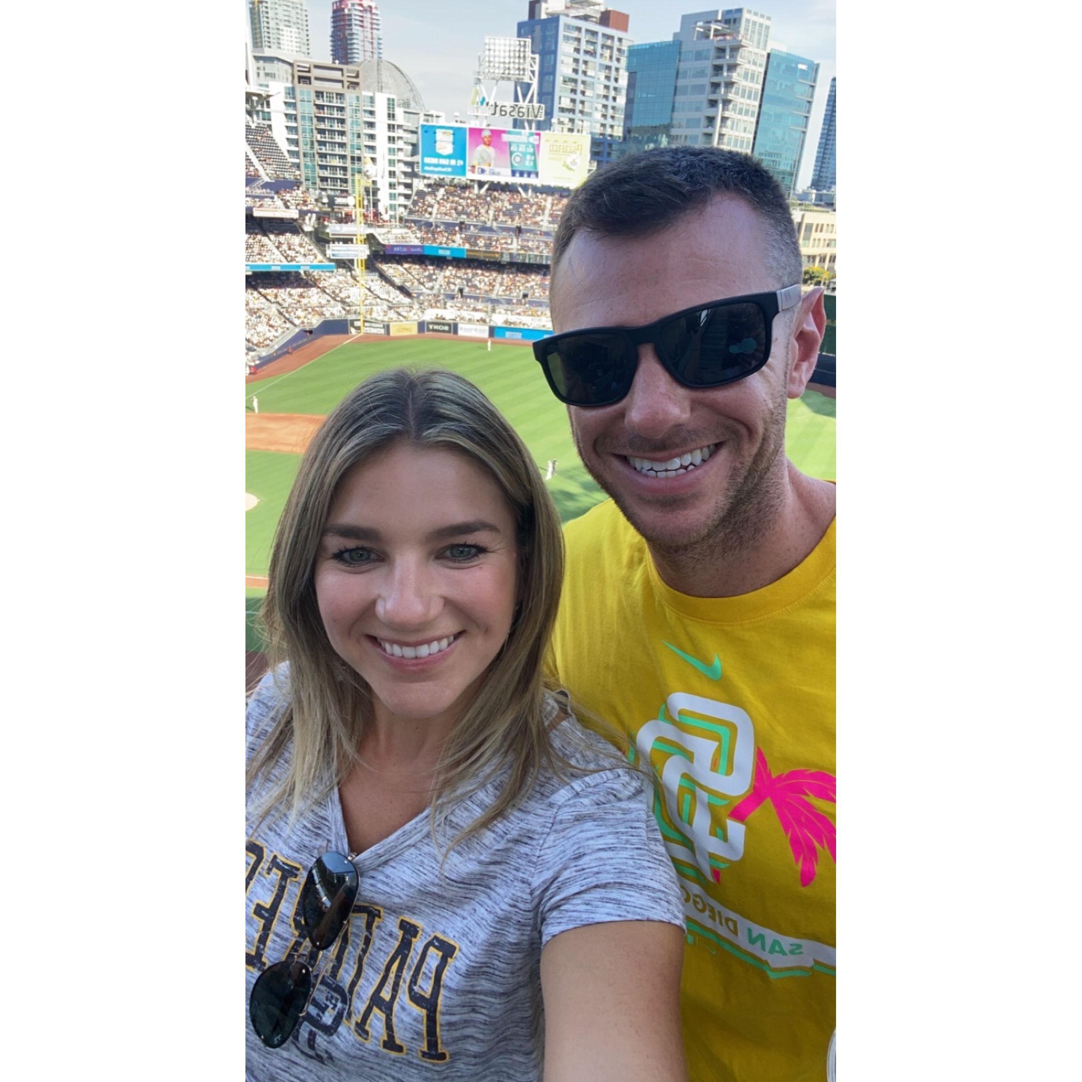 San Diego, CA - Our first pads game together - Go Padres! (July 2022)