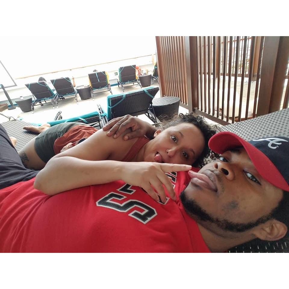 Having fun on a cruise
