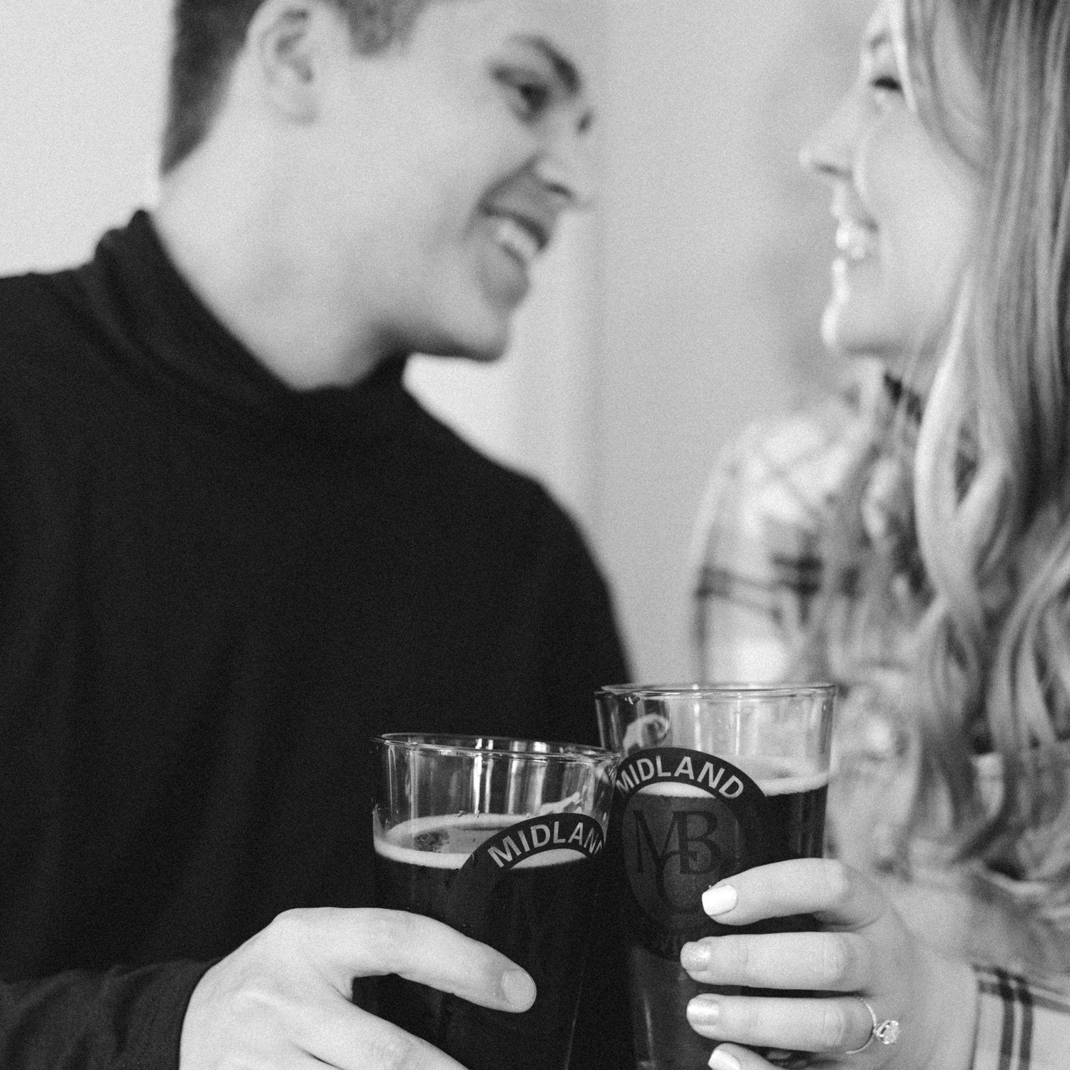 We had our first date at Midland Brewing Company so we had to incorporate them somehow!