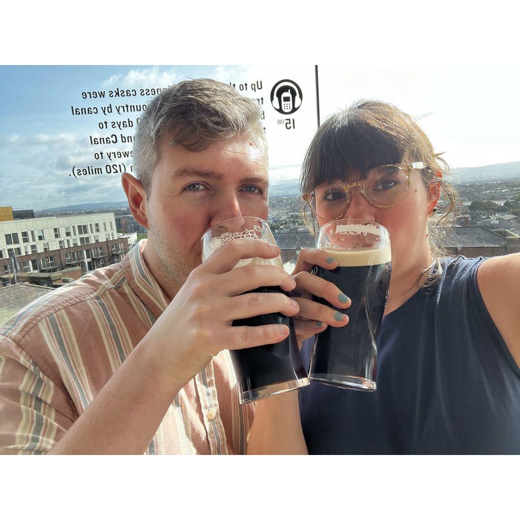 A pint of Guinness