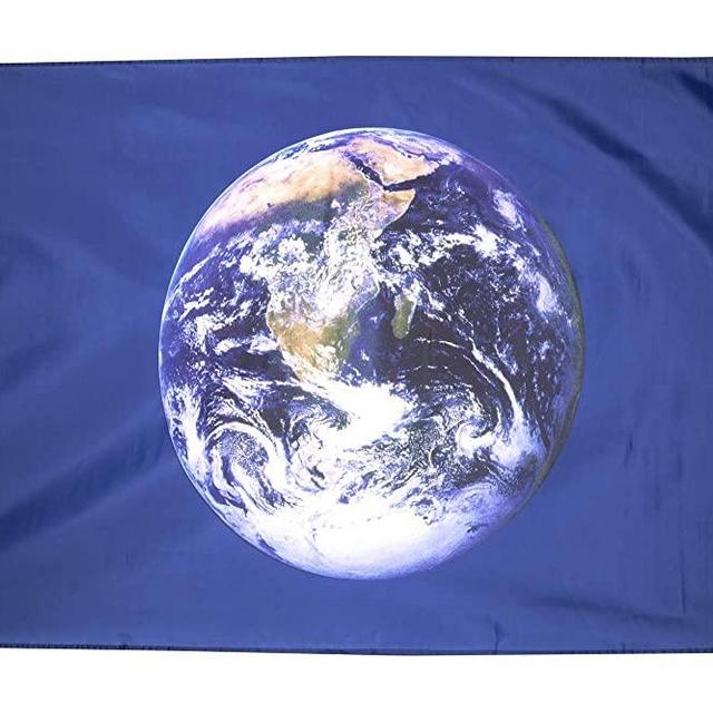 PringCor 3x5FT Earth Day Flag Banner Environmental Planet GLOBE WORLD Classroom