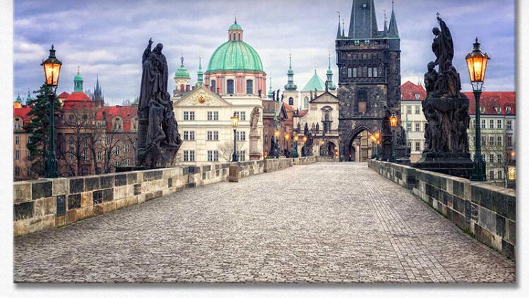 Where we are getting married - the Charles Bridge, Prague