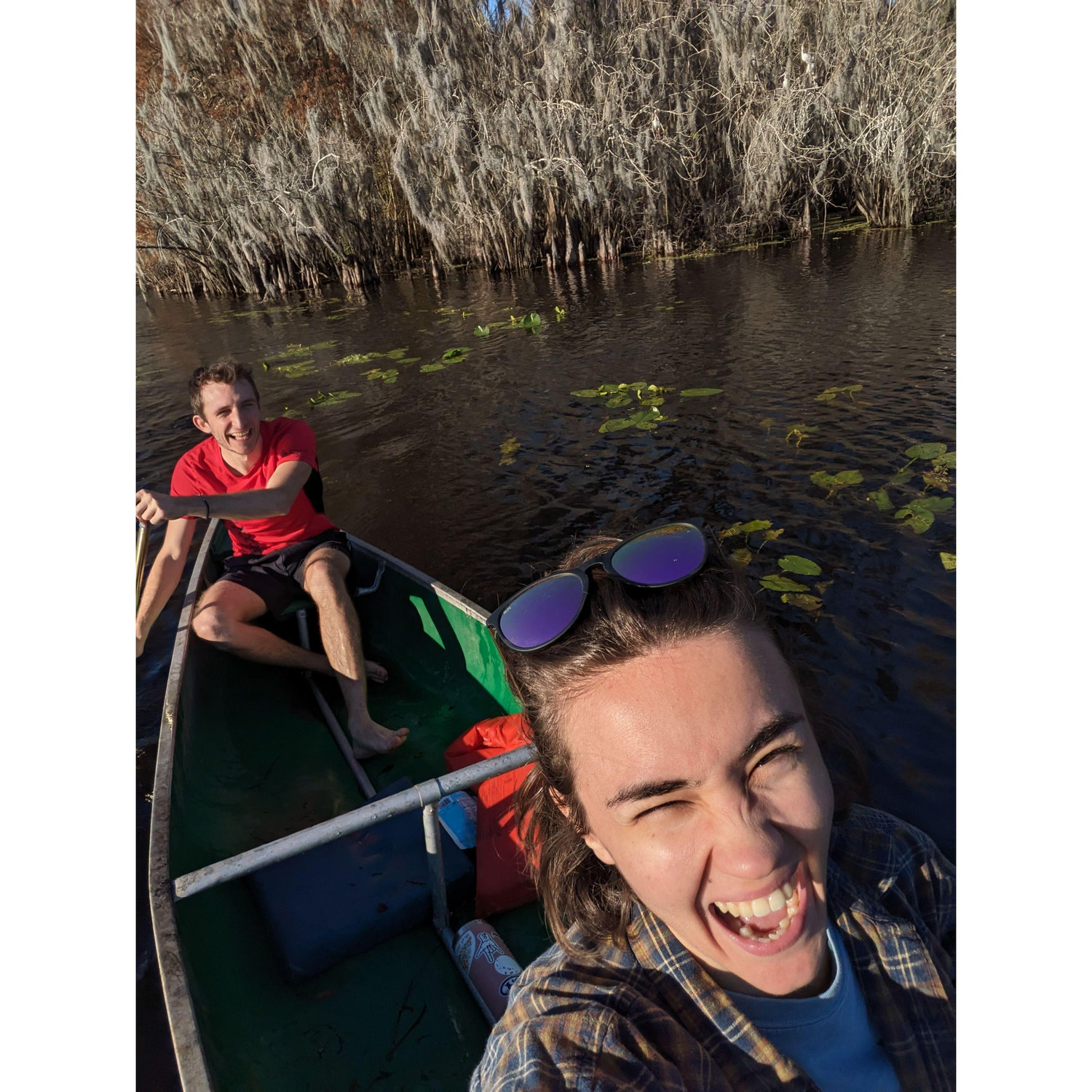 Notre premier rendez-vous : faire du canoë avec les alligators de la Floride.