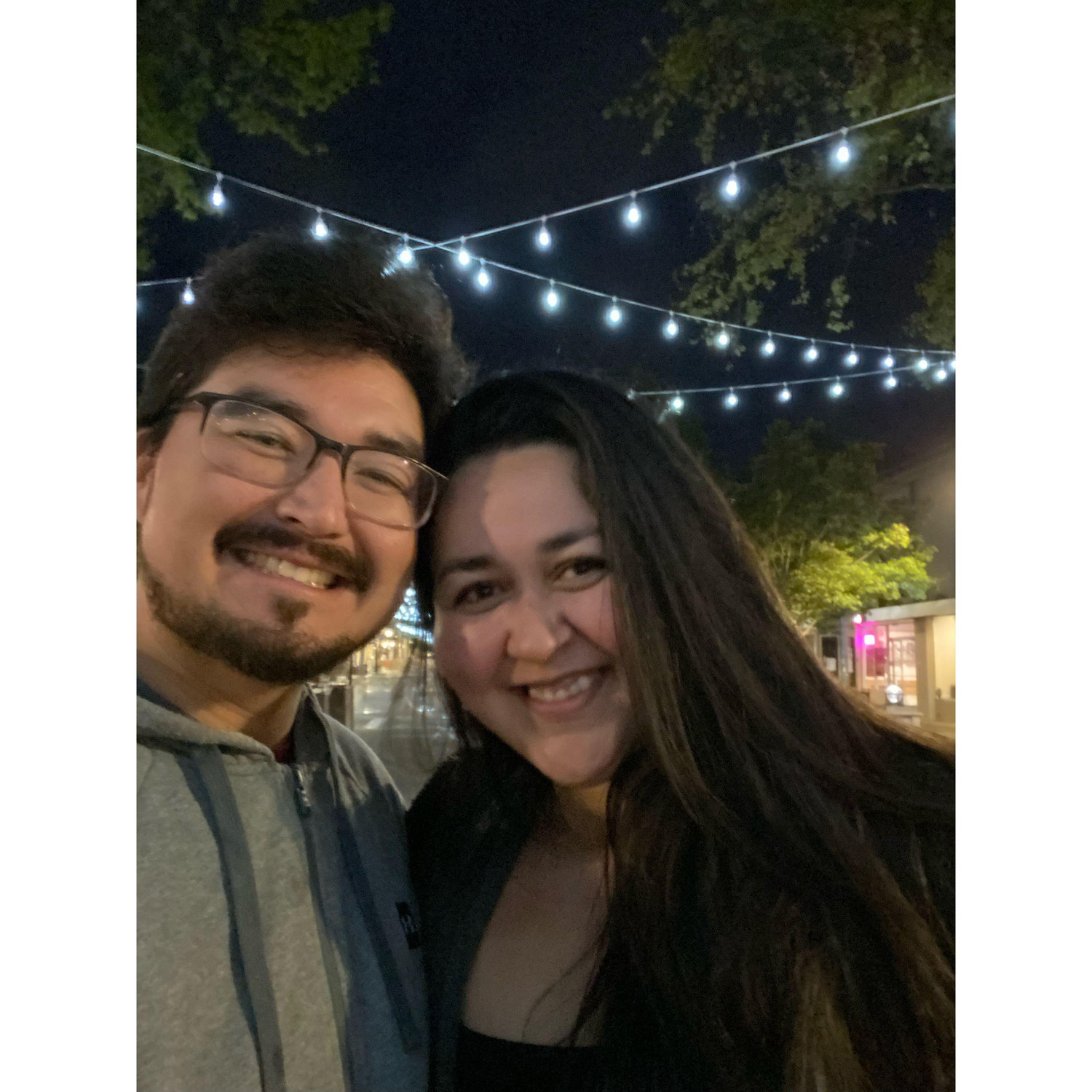 Very first photo of the couple