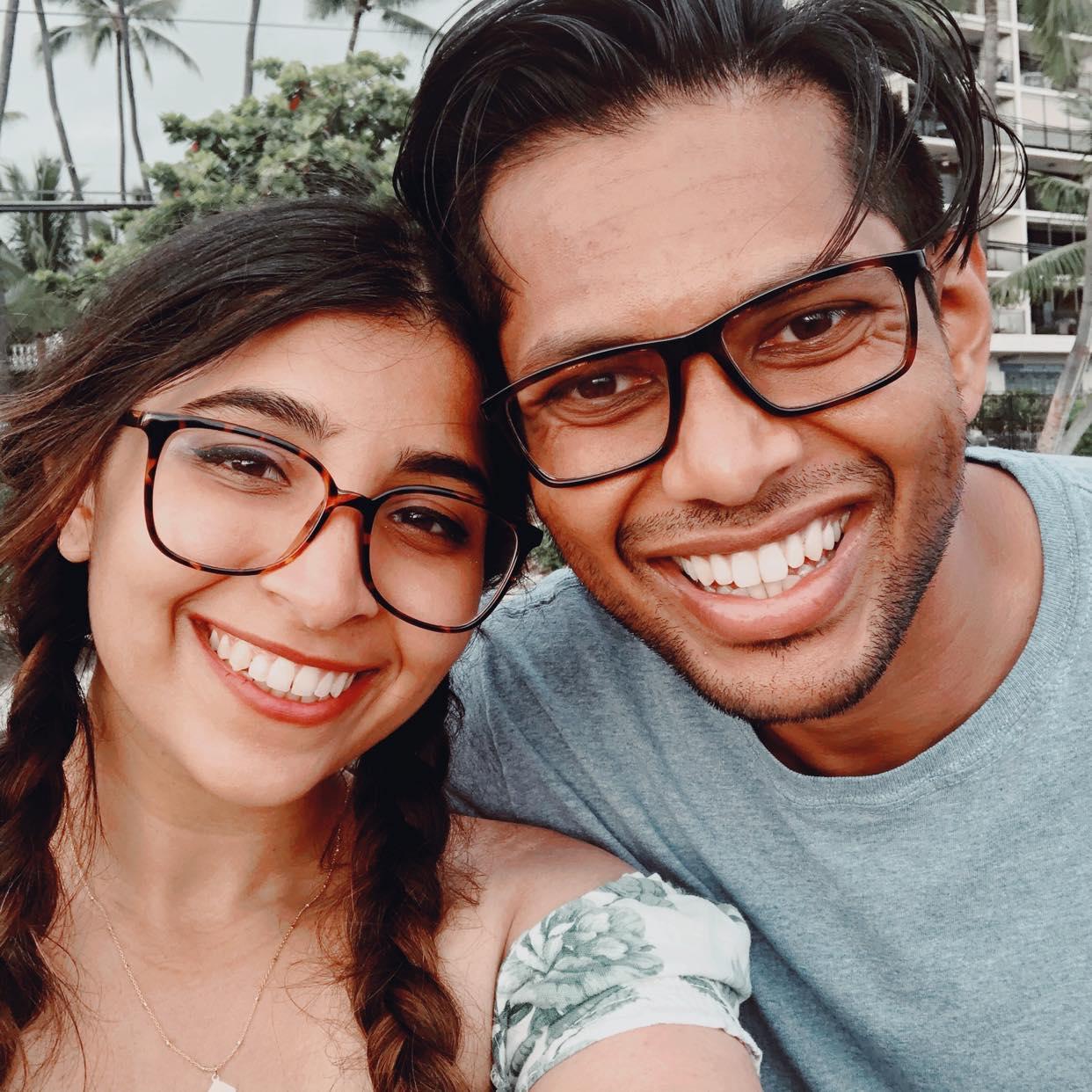 Smiles brought to you by Hawaii, tired eyes brought to you by jet lag