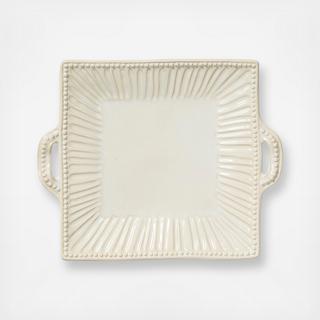 Incanto Stone Stripe Handled Platter