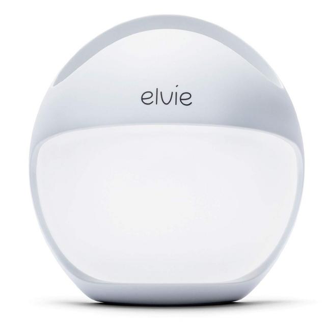 Elvie Curve Manual Wearable Breast Pump | Hands-Free, Kick-Proof, Portable Silicone Pump That Can Be Worn in-Bra for Gentle, Natural Milk Expression | Breast Feeding Essentials