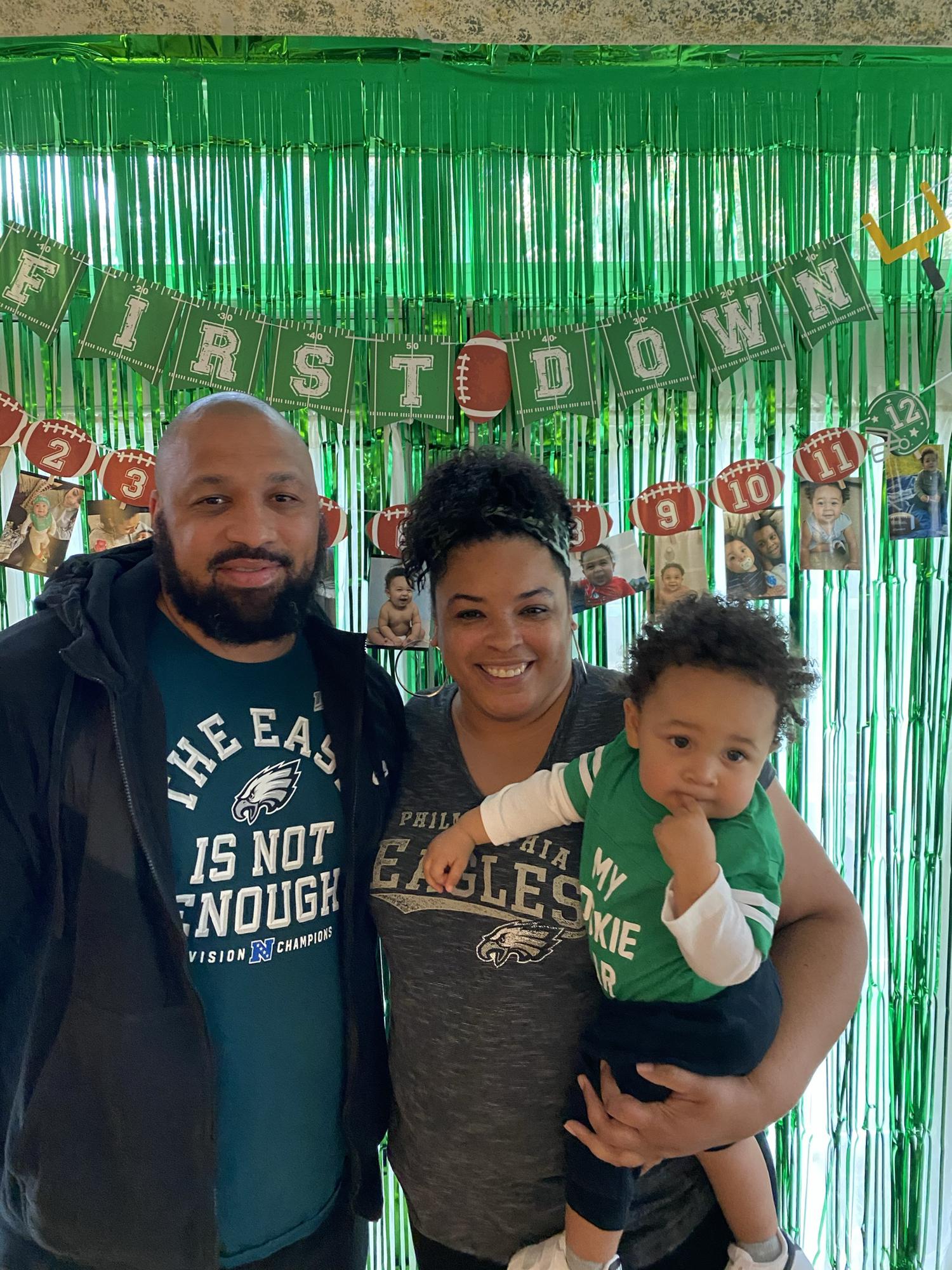 Celebrating our nephew Zaine's first birthday