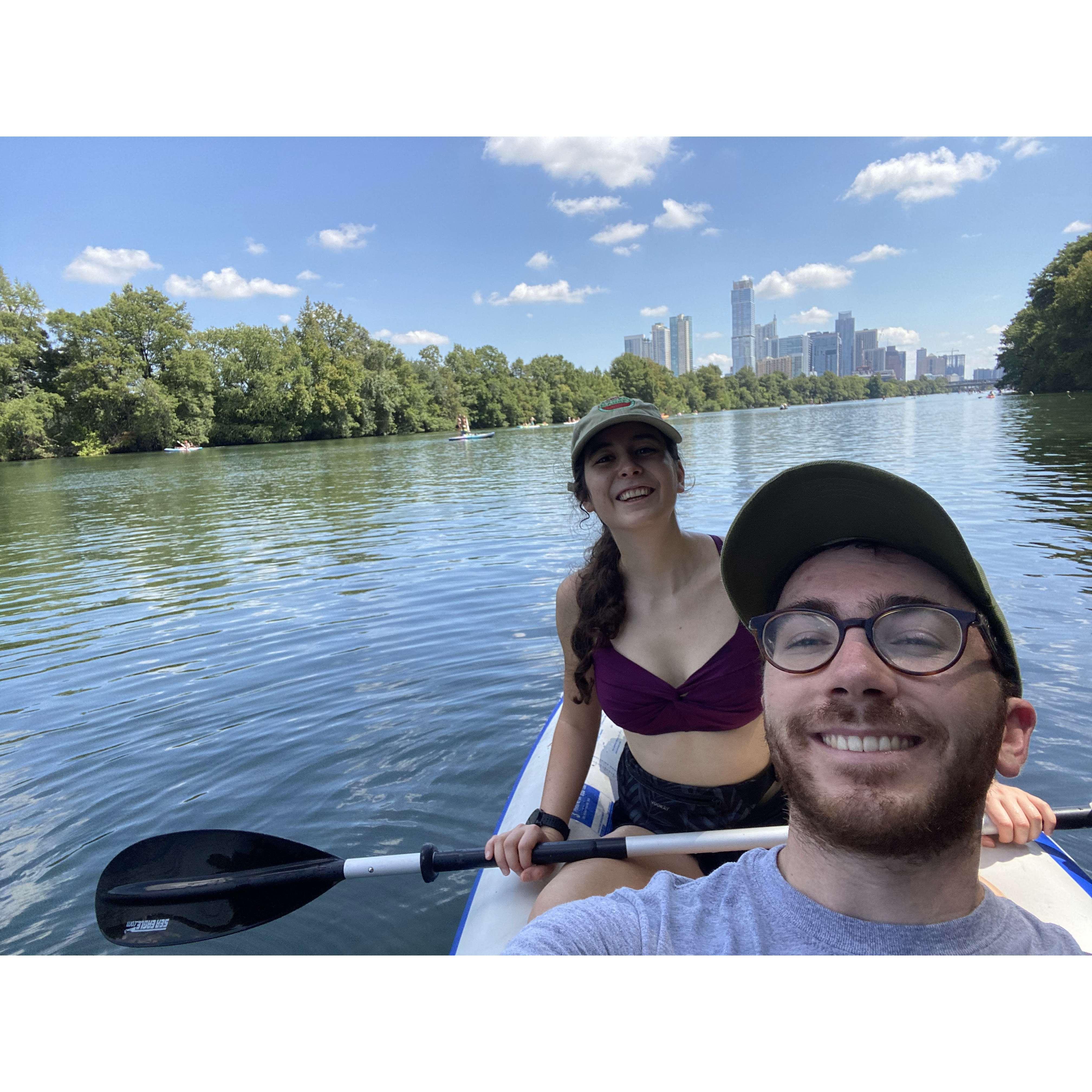 Lady Bird Lake in Austin, Tx
