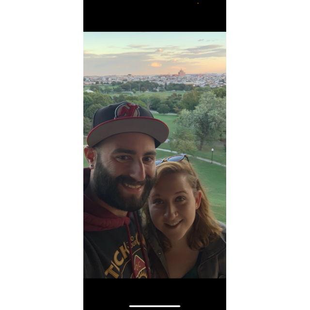This is from our 2nd or 3rd date. We love patterson park and now we live just one block away from it!