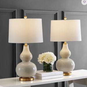 Tamara Table Lamp (Set of 2) - Cream