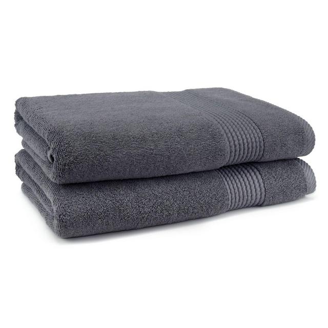 Adlena 2 Piece Turkish Cotton Bath Towel Set