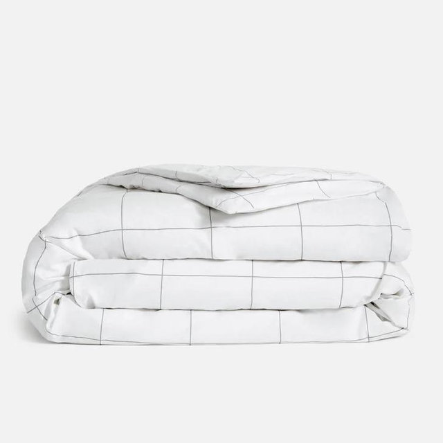 Classic Percale Duvet Cover Twin Windowpane